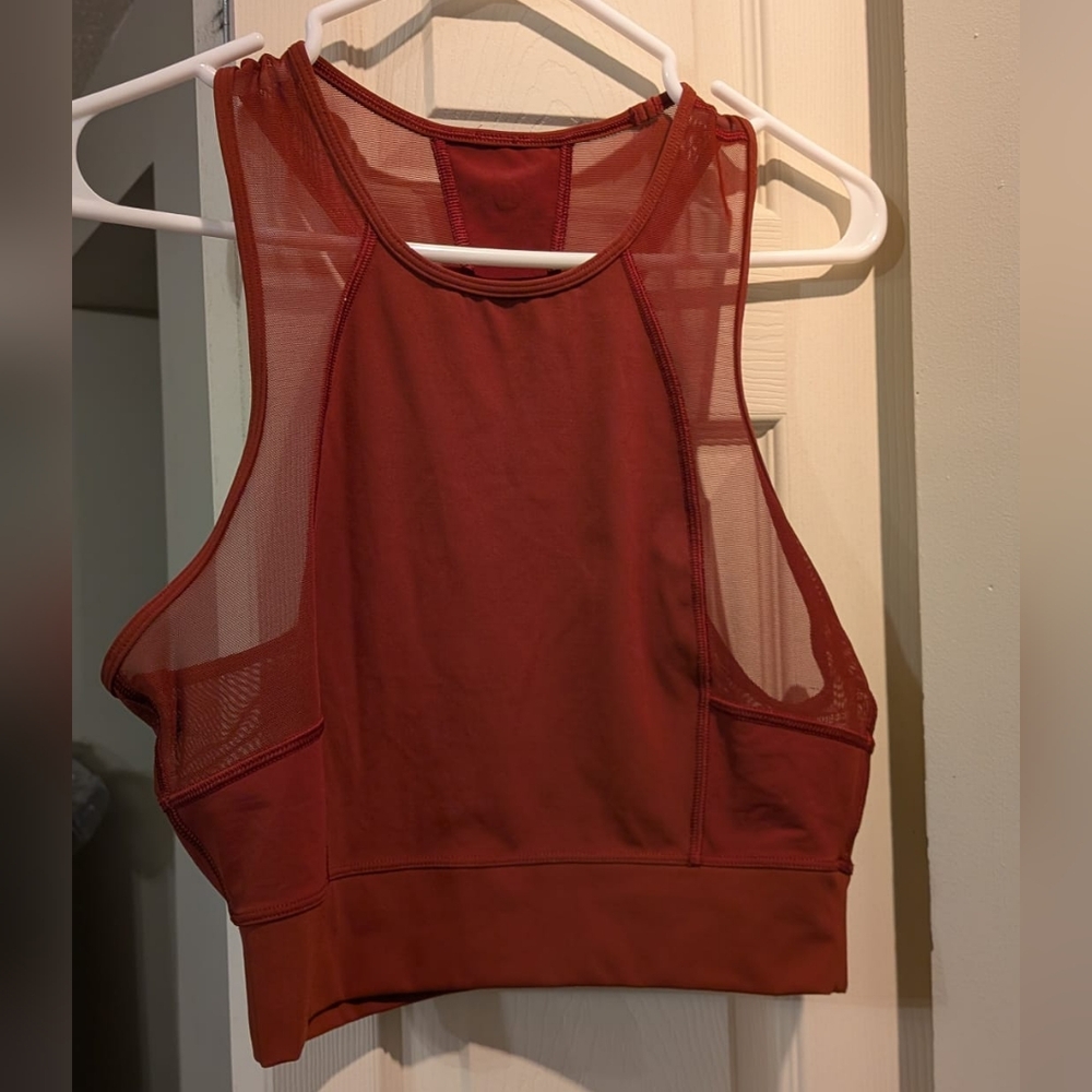 Lululemon Laser Speed Train Tank With Mesh